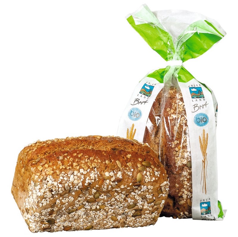 UNSER LAND BIO Brot im Lebensmitteleinzelhandel