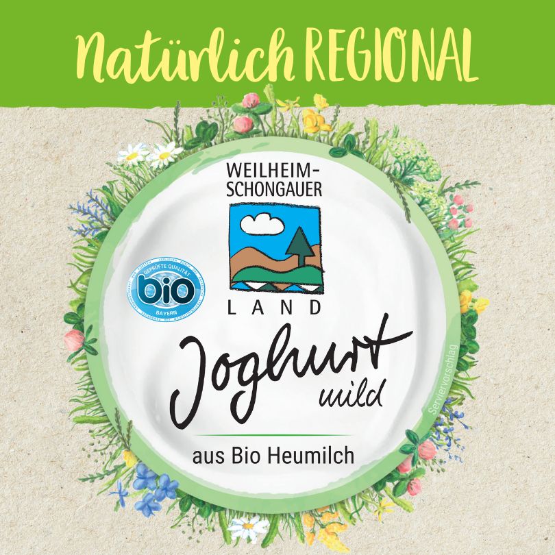 Unser Land Joghurt Heumilch Natuerlich Regional