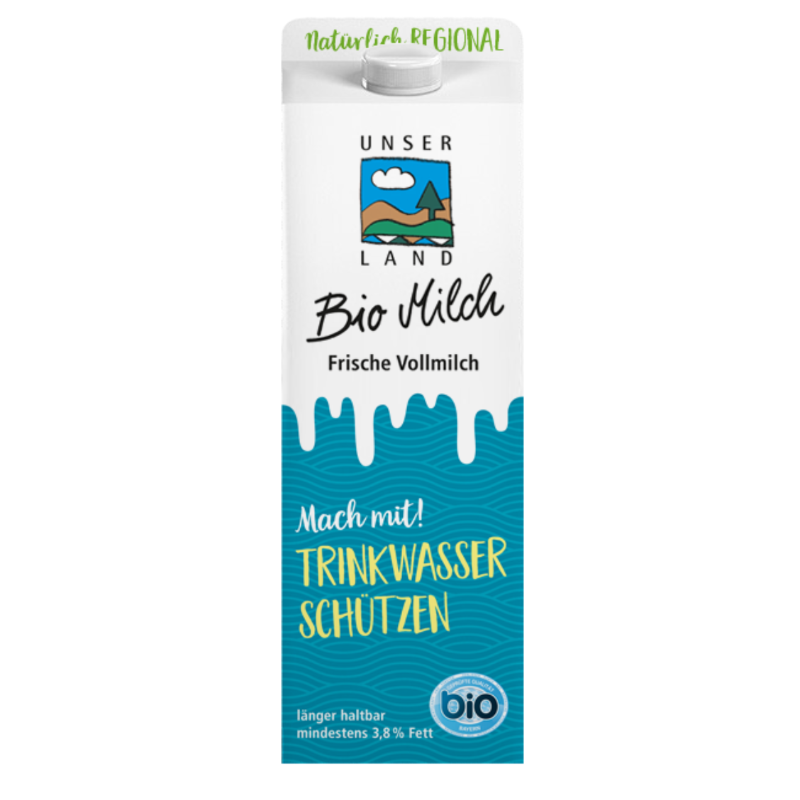 Unser Land Milch Vollmilch Baybio Laenger Haltbar 2021