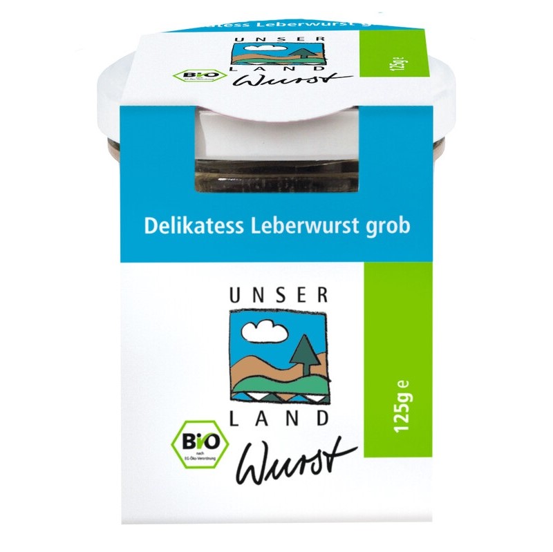 BIO Delikatess Leberwurst grob