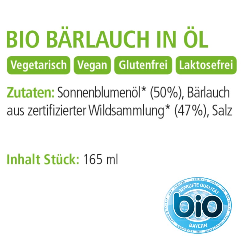BIO Bärlauch in Öl