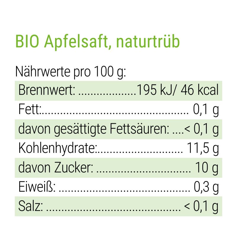 Bio Apfelsaft