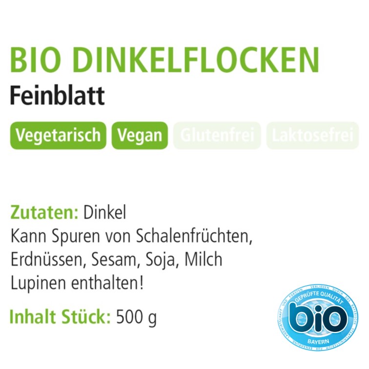 Bio Dinkel-Flocken