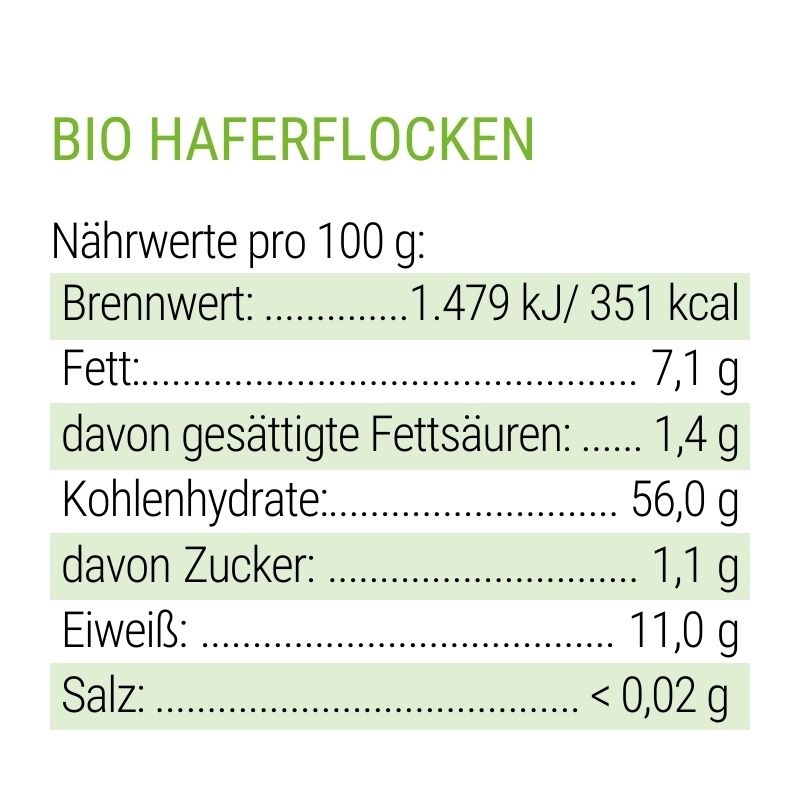 Bio Hafer-Flocken