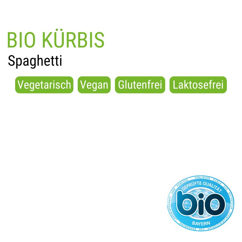 Bio Spaghetti Kürbis