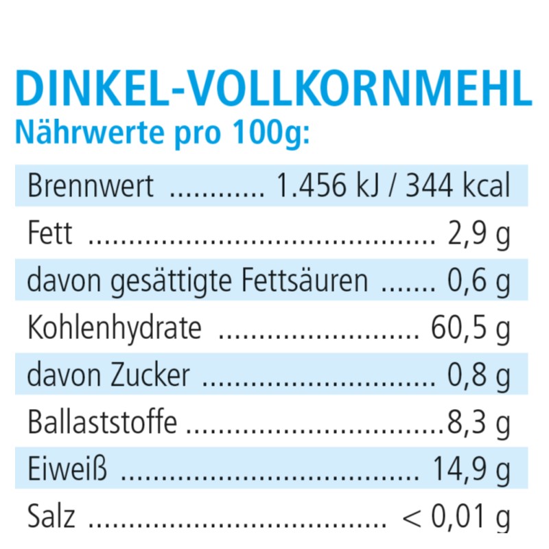 Dinkel-Vollkornmehl