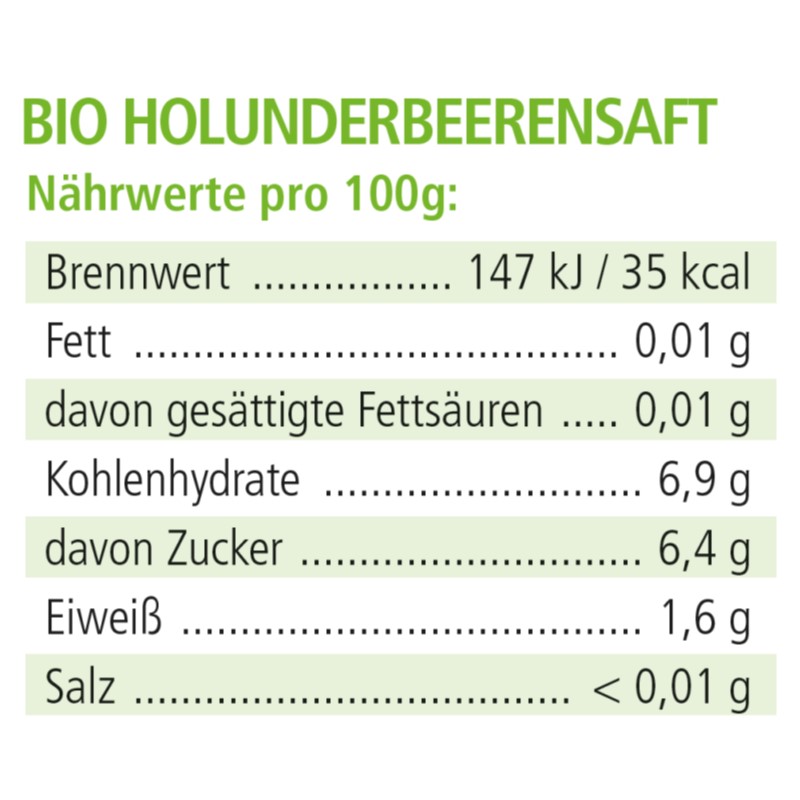 Bio Holunderbeerensaft