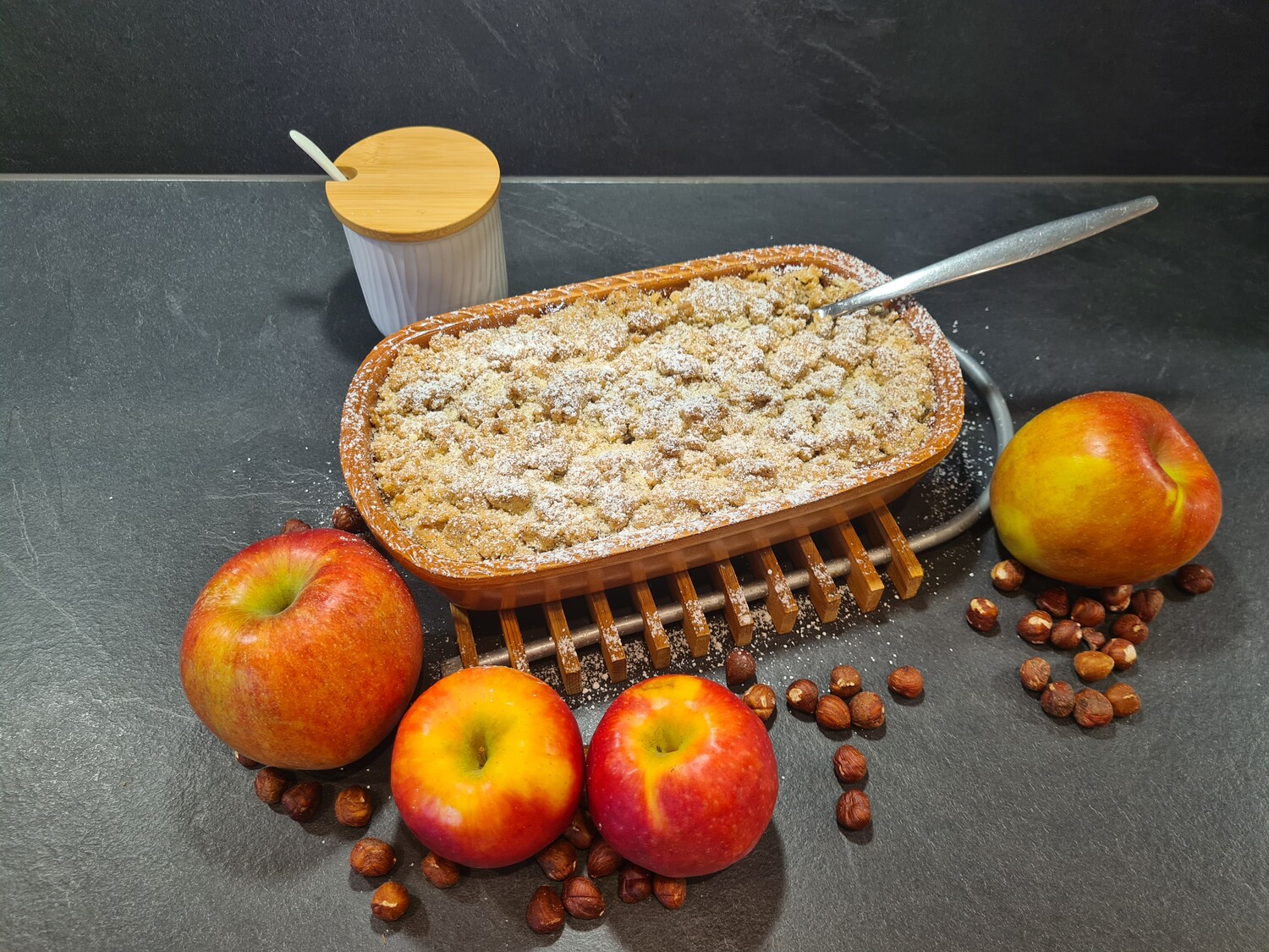 Apfel Crumble