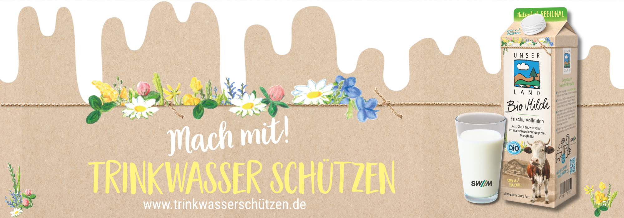 Unser Land Bio Milch Trinkwasserschutz Desktop