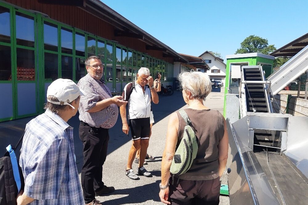 15.07.2023 ADFC-geführte BRUCKER LAND Fahrradtour zur Obstkelterei Merk