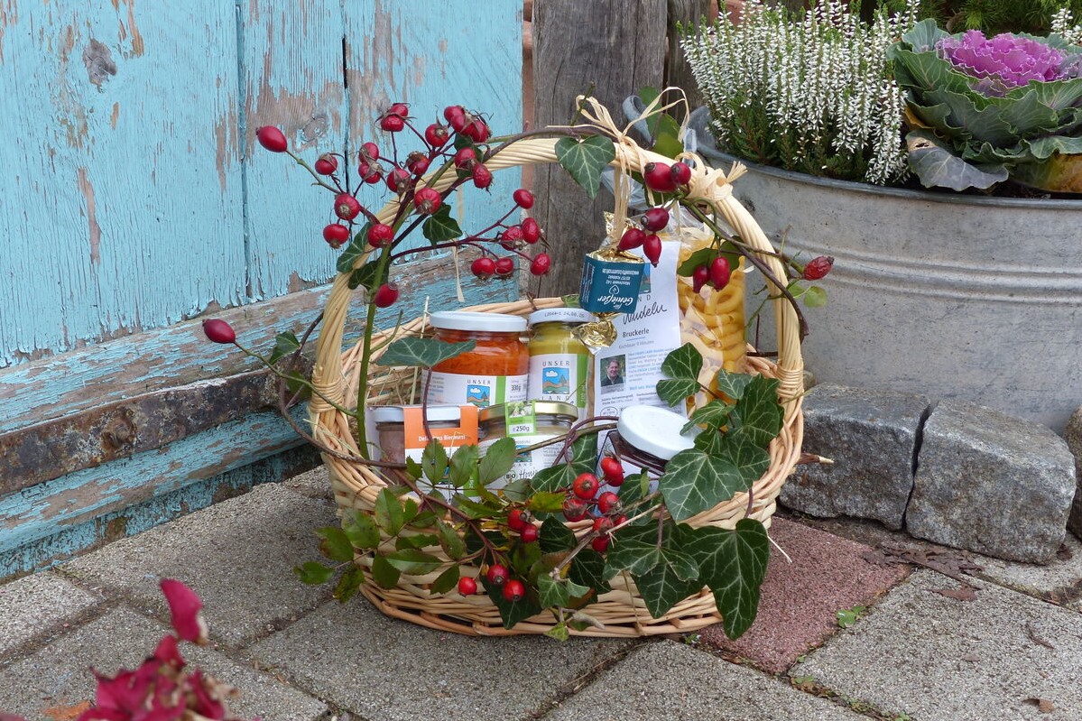Kleiner Geschenkkorb