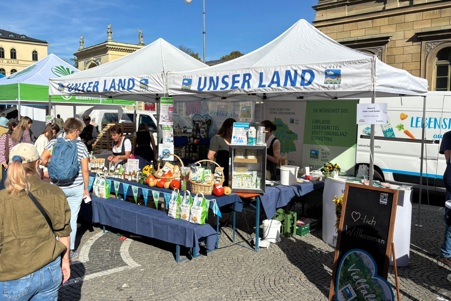 27.09.2026 MÜNCHEN LAND auf der Bauernmarktmeile am Odeonsplatz