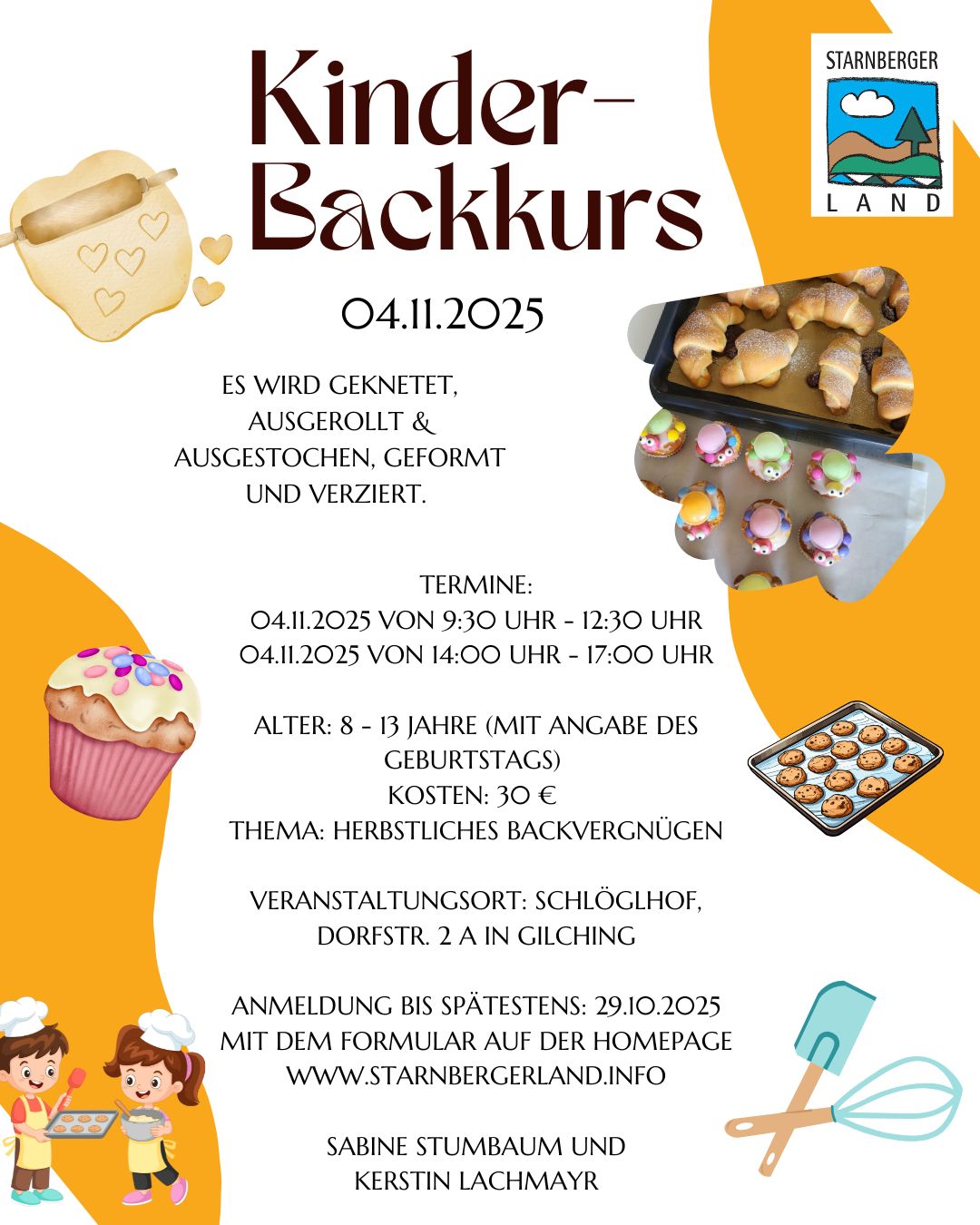 Anmeldung Backkurs STA NOV