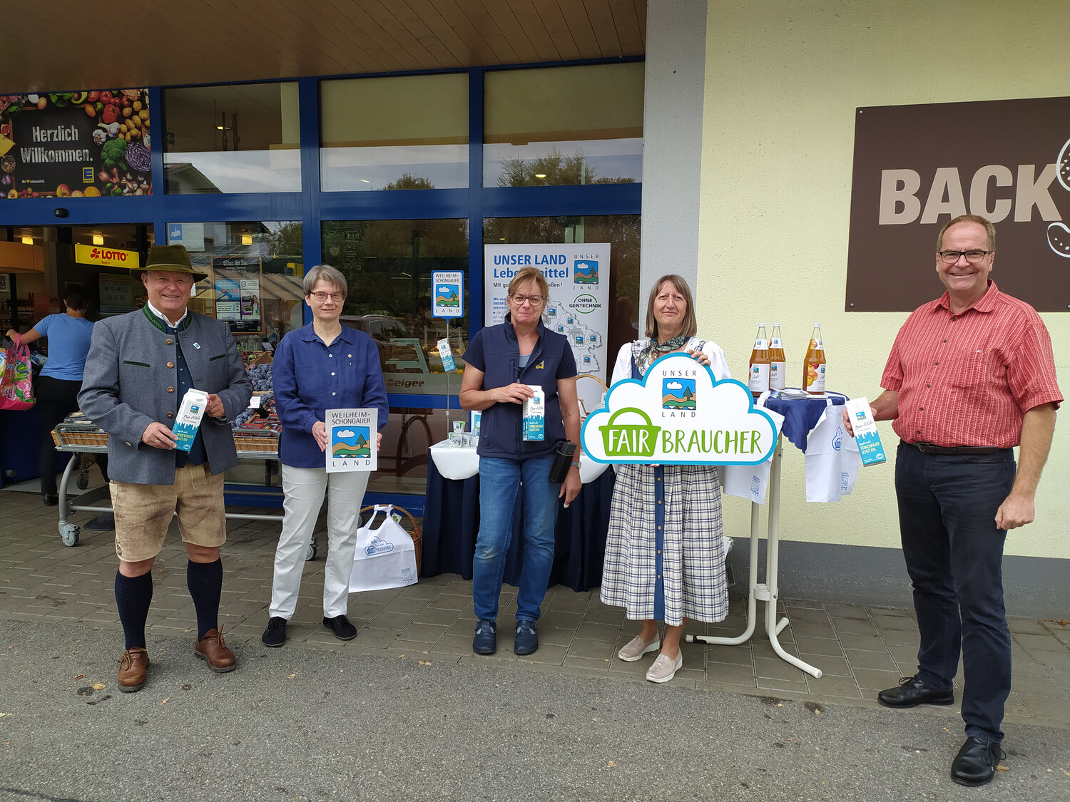 19.09.2021 Klimaschutz beginnt in der Region: Edeka Geiger in Polling