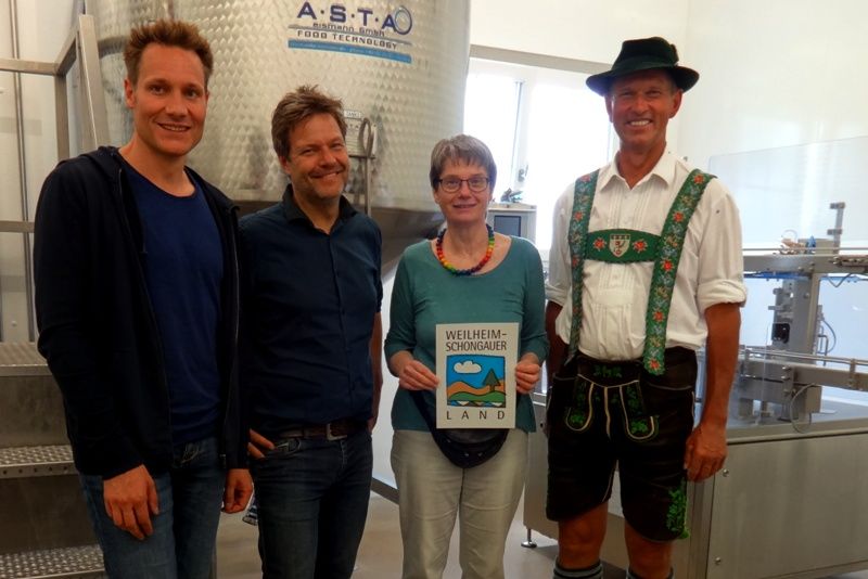 28.06.18 WEIHEIM-SCHONGAUER LAND Erzeuger begrüßt hohen Besuch aus dem Norden
