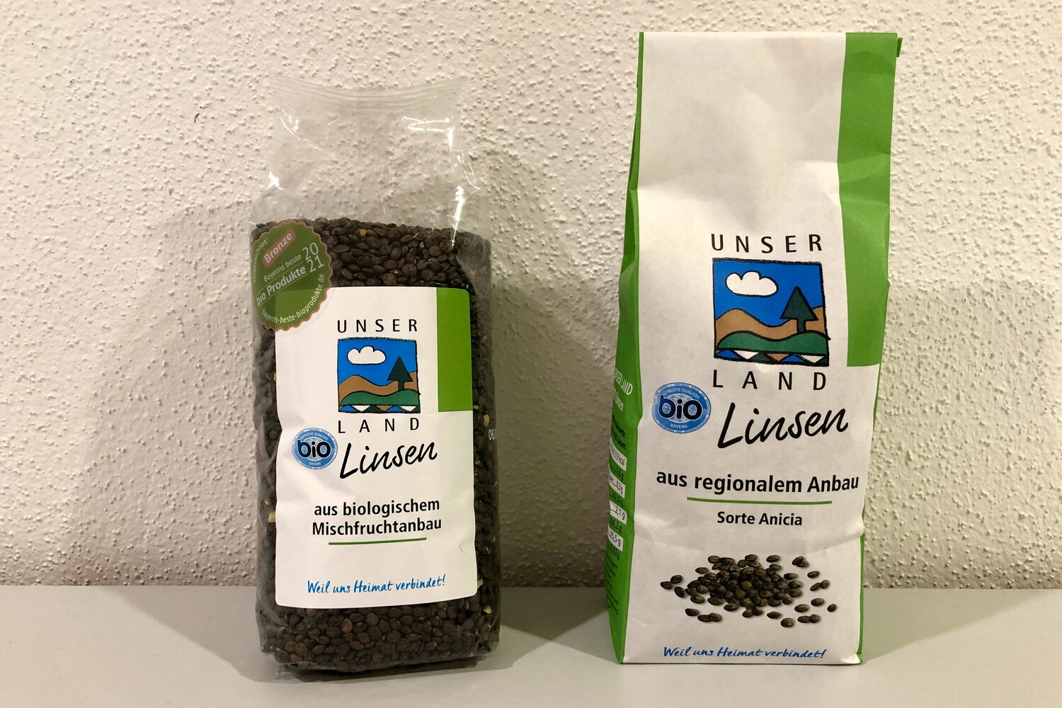 02.11.2022 UNSER LAND Linsen ab sofort in nachwachsender Verpackung