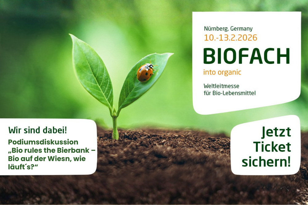 26.01.2026 BIOFACH 2026: Speaker bei „Bio außer Haus“