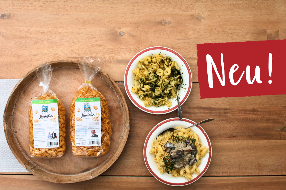 21.04.2026 NEU: Rüscherl & Schneckerl – Regional erzeugte Nudeln