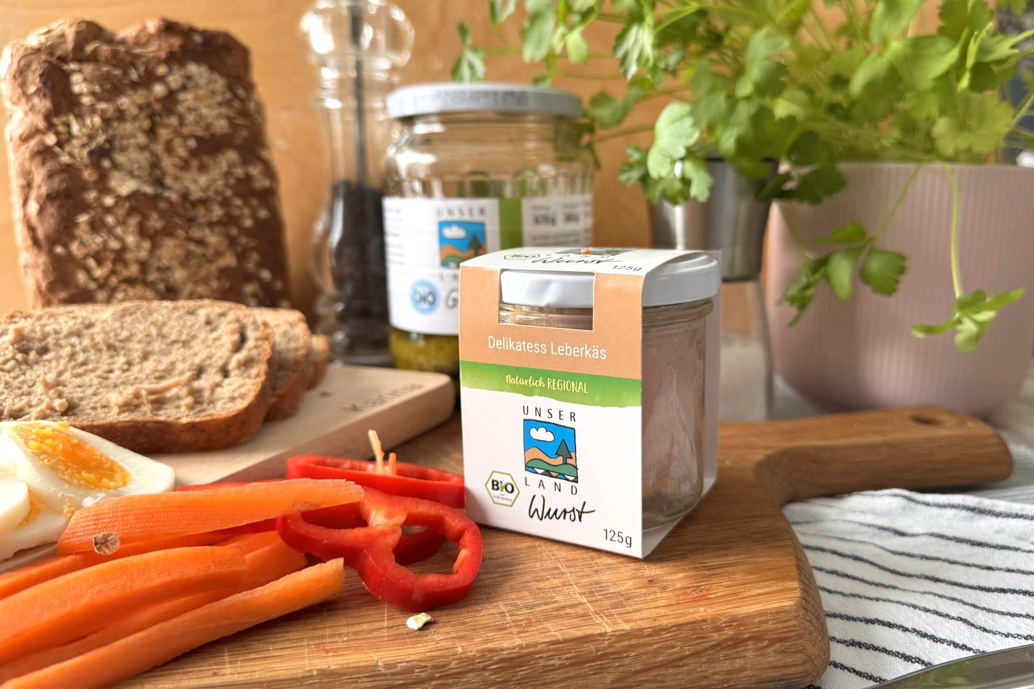 09.03.2026 Bio Delikatess Leberkäs im Glas – die perfekte Brotzeit