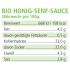 BIO Honig-Senf-Sauce